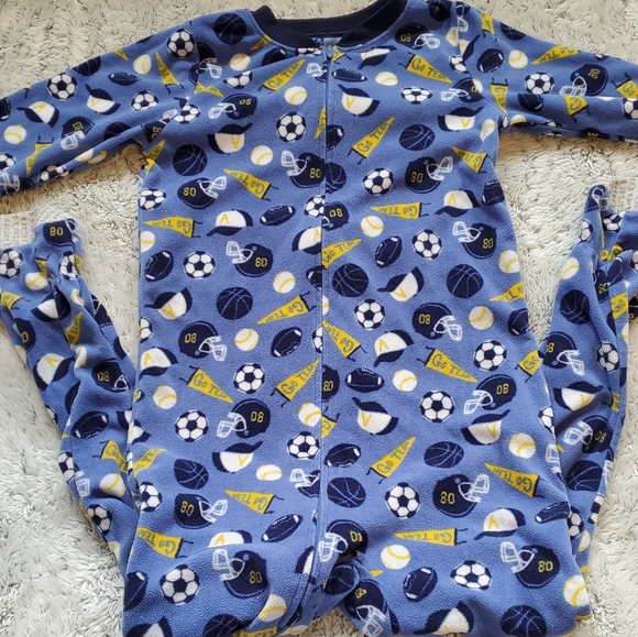Carter's Other - Carters boys sport footsie pajamas